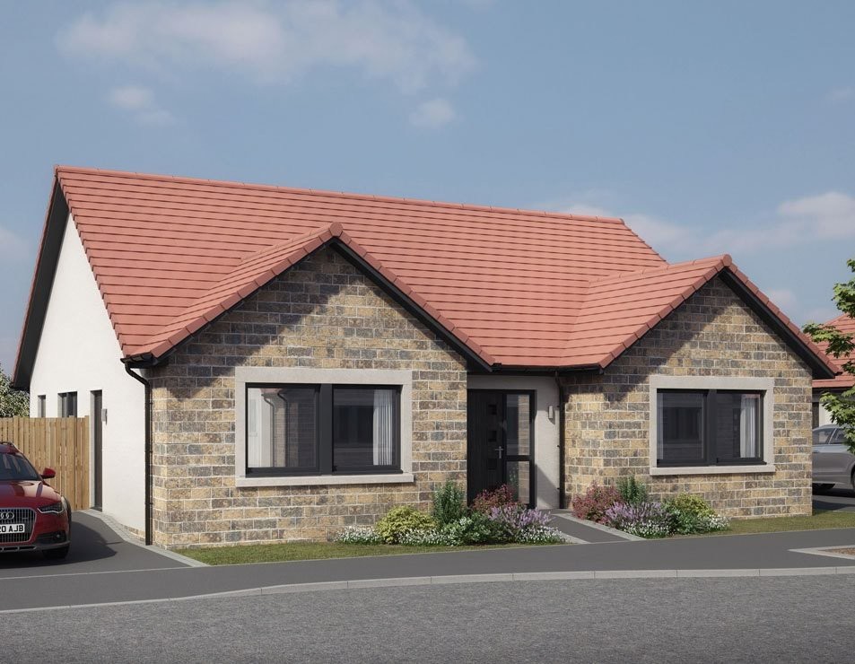 New tiled roof on detached house in Kirkcaldy
